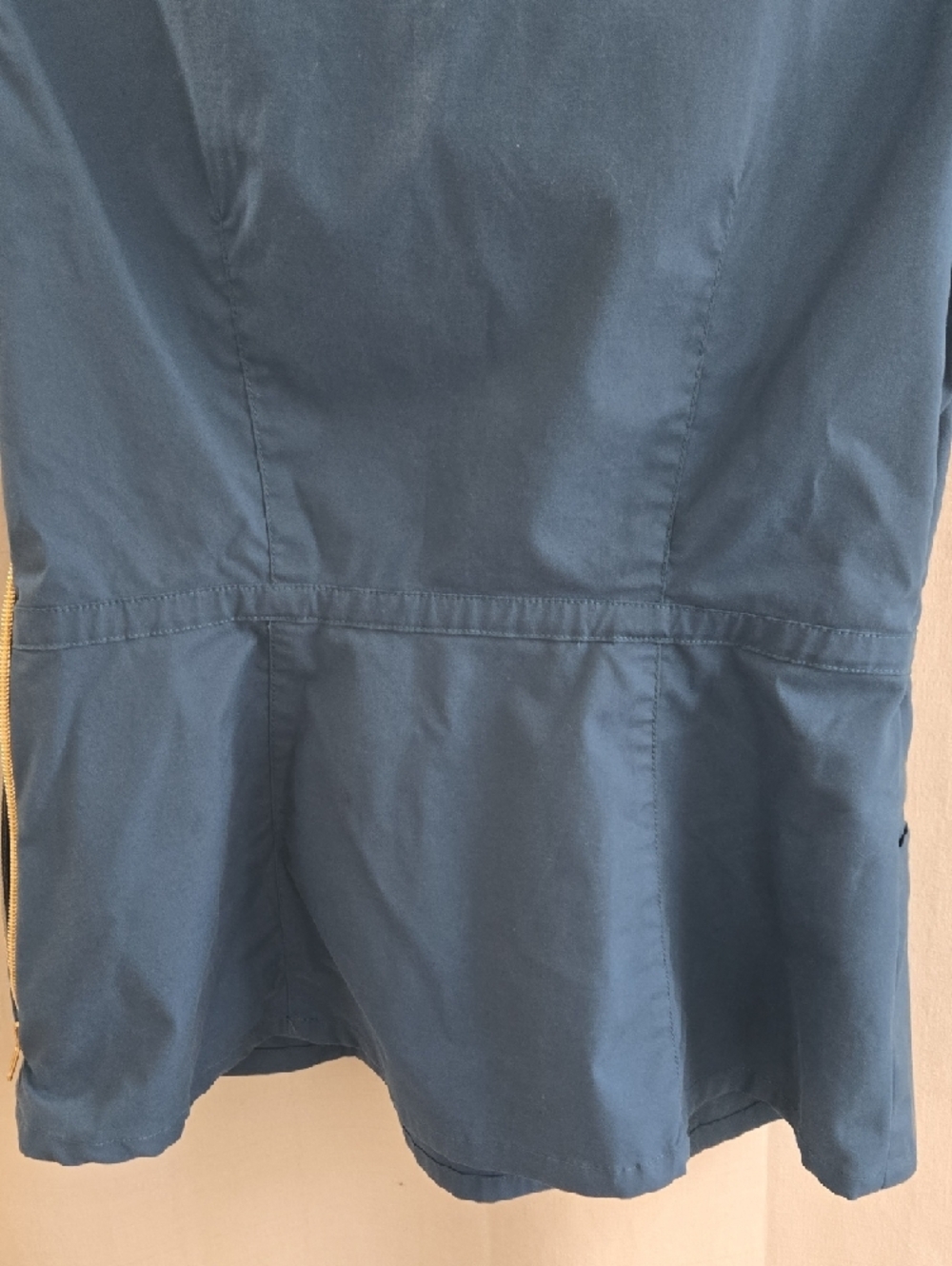 Jaanuu Slate Blue Short-Sleeve Scoop Neck Medical Scrub Top - Picture 10 of 11